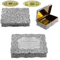 William IV Silver Snuff Box 1834